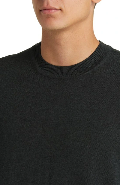 Nn07 Ted 6605 Wool Sweater In Dark Army