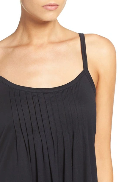 Hanro Juliet Long Chemise Gown In Black
