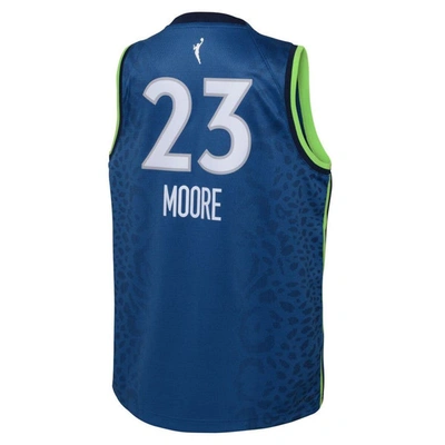 Shop Nike Youth  Maya Moore Blue Minnesota Lynx 2021 Explorer Edition Victory Player Jersey