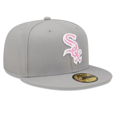 Shop New Era Gray Chicago White Sox 2022 Mother's Day On-field 59fifty Fitted Hat