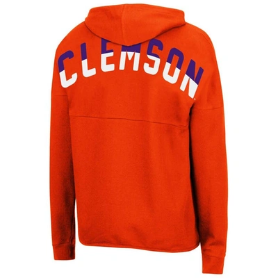 Shop Colosseum Orange Clemson Tigers 2-hit Full-zip Hoodie
