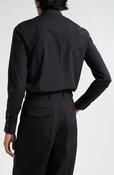 Alexander Mcqueen Button-up Shirt In Black