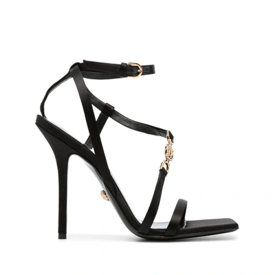 Shop Versace Shoes In Black/gold