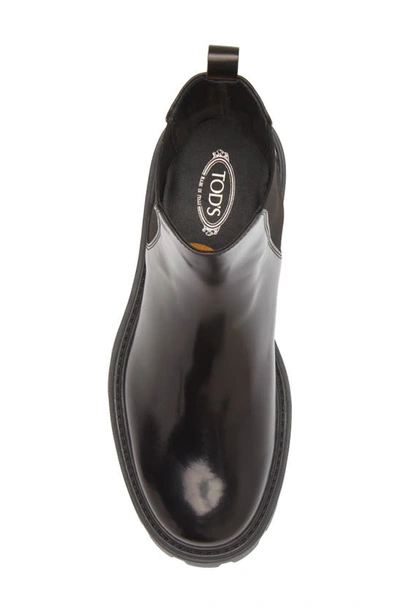 Tod's Gomma Chelsea Boot In Black