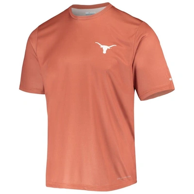 Shop Columbia Texas Orange Texas Longhorns Terminal Tackle Omni-shade T-shirt In Burnt Orange