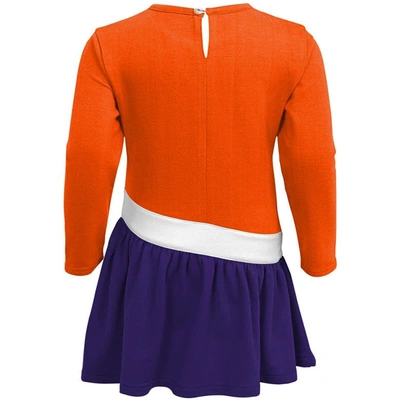 Shop Outerstuff Girls Infant Orange Clemson Tigers Heart French Terry Dress