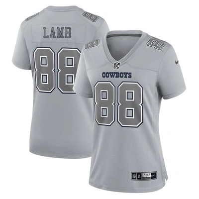 Shop Nike Ceedee Lamb Gray Dallas Cowboys Atmosphere Fashion Game Jersey