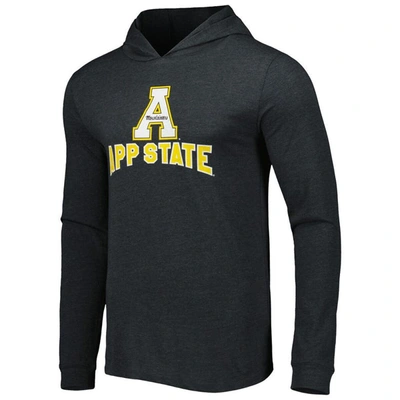Shop Concepts Sport Black/charcoal Appalachian State Mountaineers Meter Pullover Hoodie & Pant Sleep Set