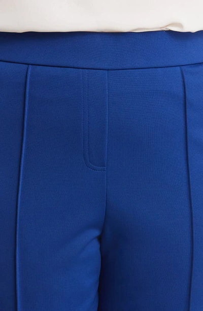 Shop Tahari Pintuck Pants In Cobalt