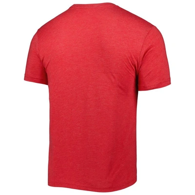 Shop 108 Stitches Heathered Red Vejigantes De Scranton/wilkes-barre Copa De La Diversion Sugar Skull Tri-blend T-shirt