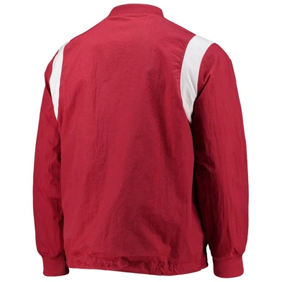 Shop Nike Crimson Alabama Crimson Tide Rev Pullover Windbreaker Jacket