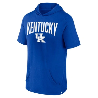 Shop Fanatics Branded Royal Kentucky Wildcats Outline Lower Arch Hoodie T-shirt