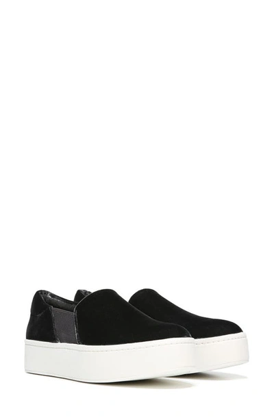Vince Warren Platform Slip-on Sneaker In Black