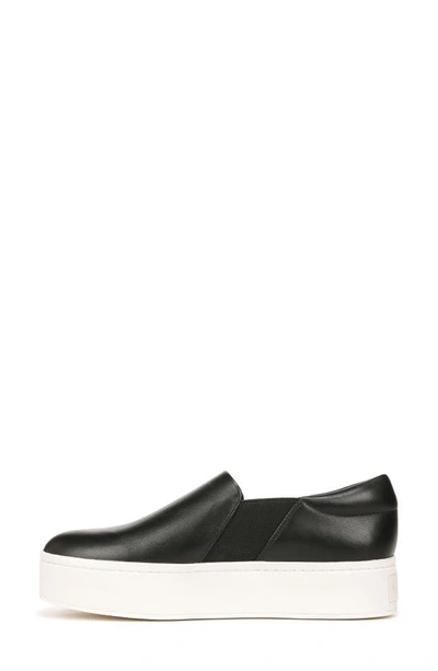 Vince Warren Platform Slip-on Sneaker In Black