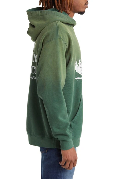 Shop One Of These Days X Woolrich Original Outdoor Hooded Sweatshirt In Green
