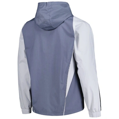 Shop Adidas Originals Adidas Charcoal Real Salt Lake All-weather Raglan Hoodie Full-zip Jacket