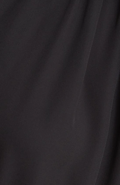 Shop Nikki Lund Rose Long Sleeve Blouse In Black