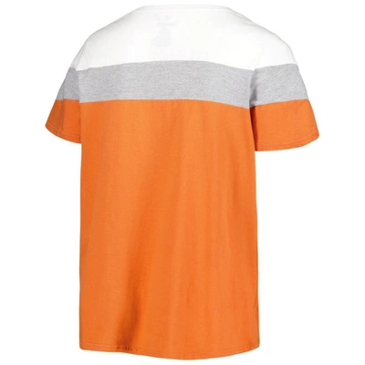 Shop Profile Texas Orange Texas Longhorns Plus Size Split Body T-shirt