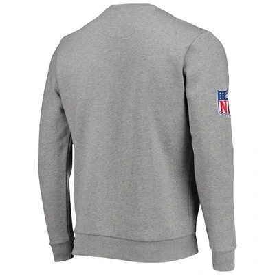 Starter Gray New Orleans Saints Locker Room Throwback End Zone Pullover Sweatshirt In Gray