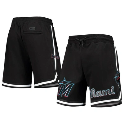 Shop Pro Standard Black Miami Marlins Team Shorts