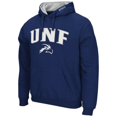 Shop Colosseum Navy Unf Ospreys Arch And Logo Pullover Hoodie