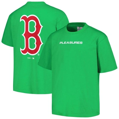Shop Pleasures Green Boston Red Sox Ballpark T-shirt