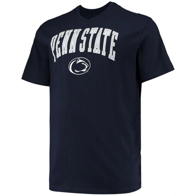 Shop Champion Navy Penn State Nittany Lions Big & Tall Arch Over Wordmark T-shirt