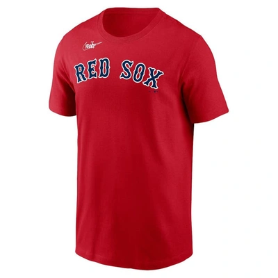 Shop Nike David Ortiz Red Boston Red Sox Name & Number T-shirt