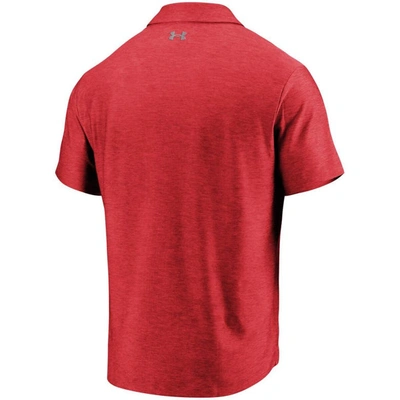 Shop Under Armour Red Boston Red Sox Playoff Outline Left Chest Performance Polo