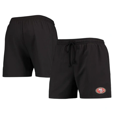 Shop Foco Black San Francisco 49ers Magic Print Palm Traditional Swim Shorts