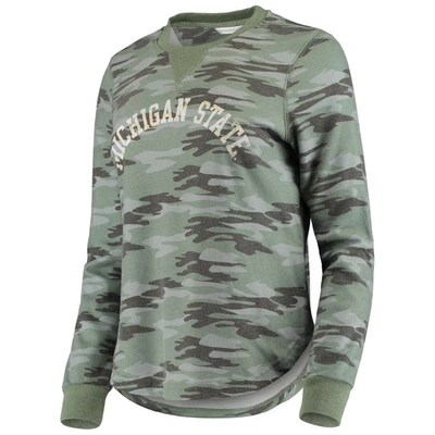 Shop Camp David Camo Michigan State Spartans Comfy Pullover Sweatshirt