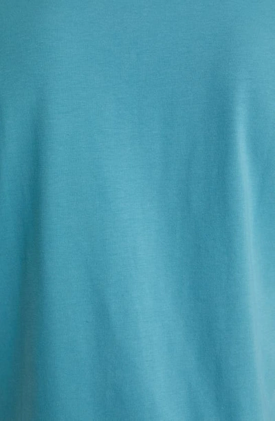 Shop Rhone Element Organic Cotton Blend T-shirt In Storm Blue