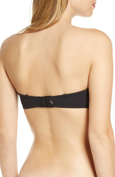 Shop Simone Perele Caresse Strapless Underwire Bra In Black