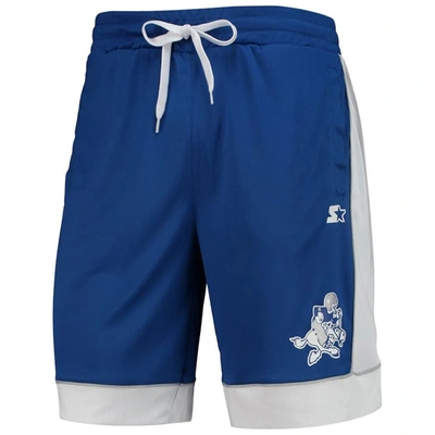 Shop G-iii Sports By Carl Banks Royal/white Dallas Cowboys Fan Favorite Fashion Shorts