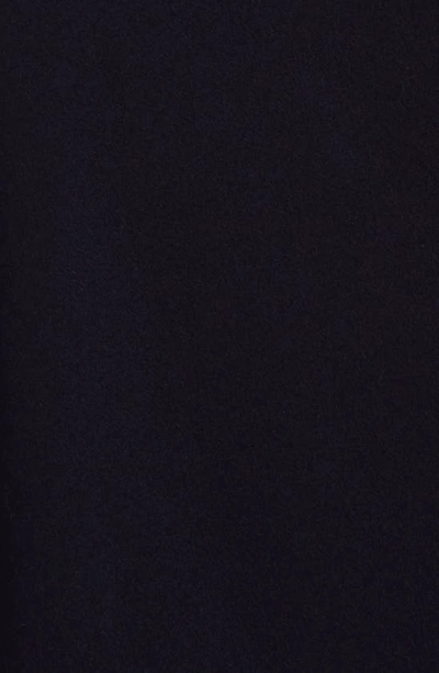Shop Ted Baker Roseika Flared Wool Blend Coat In Dark Blue