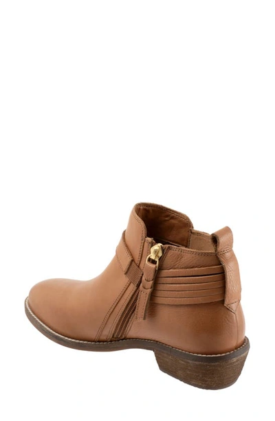 Softwalk Reade Bootie In Cognac