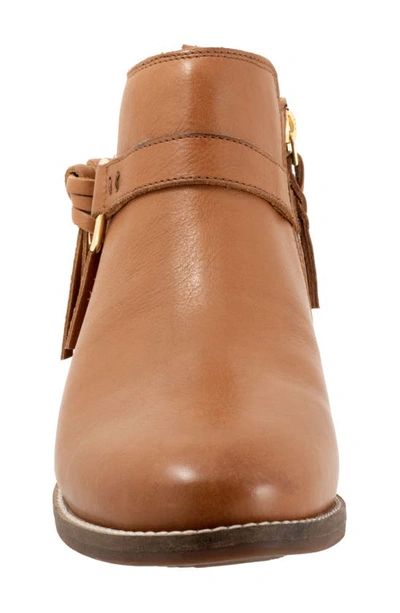 Softwalk Reade Bootie In Cognac