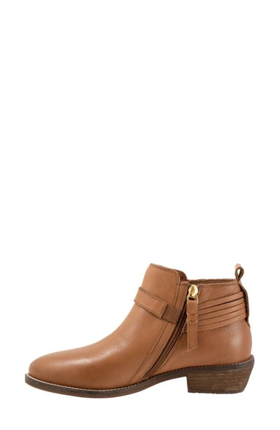 Shop Softwalk Reade Bootie In Cognac