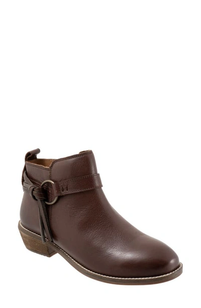 Shop Softwalk Reade Bootie In Dark Brown