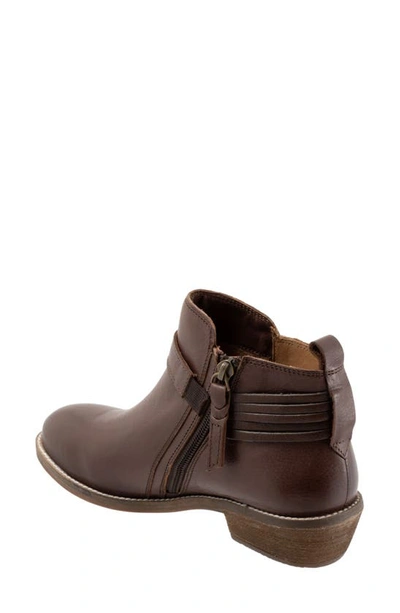 Shop Softwalk Reade Bootie In Dark Brown