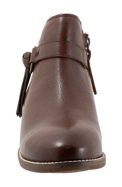 Shop Softwalk Reade Bootie In Dark Brown