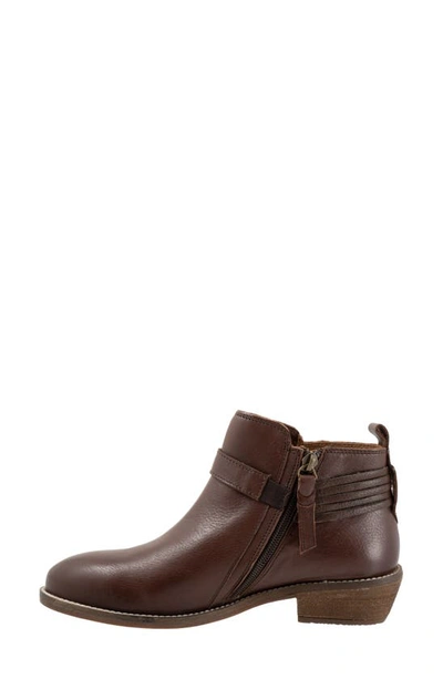 Shop Softwalk Reade Bootie In Dark Brown