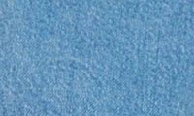 Shop Gestuz Zoygz Long Sleeve Denim Minidress In Mid Blue Washed