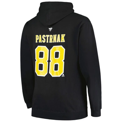 Shop Profile David Pastrnak Black Boston Bruins Big & Tall Name & Number Pullover Hoodie