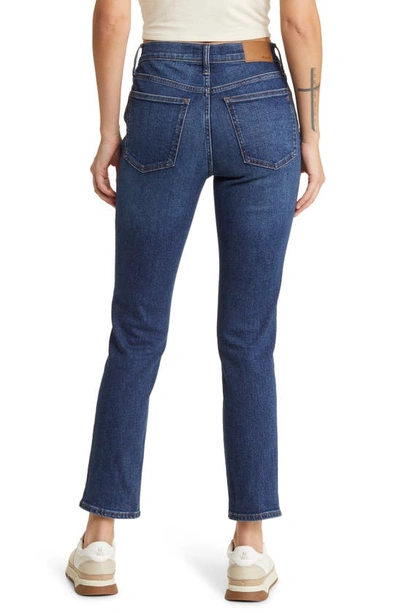 Shop Madewell The Perfect Mom Jeans In Deming Wash