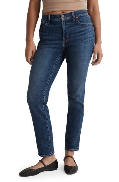 Shop Madewell The Perfect Mom Jeans In Deming Wash