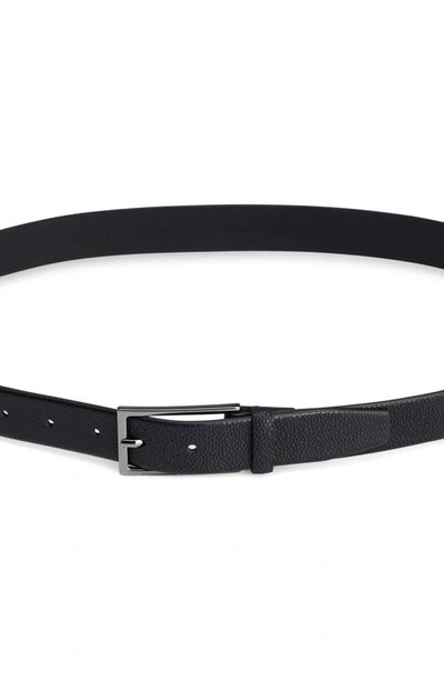 Shop Hugo Boss Carmello Leather Belt In Black