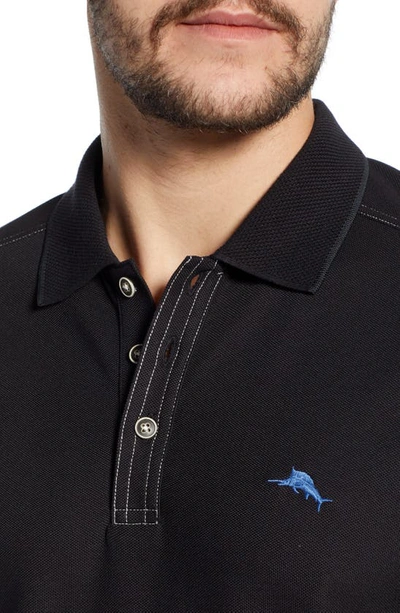 Shop Tommy Bahama Emfielder 2.0 Polo In Black