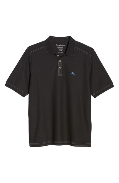 Tommy Bahama Emfielder 2.0 Islandzone Performance Polo In Black