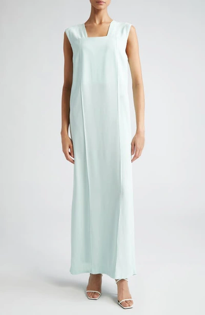 Shop Bite Studios Pleated Sleeveless Maxi Dress In Pale Opal